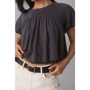 Maeve Puff-Sleeve Swing Top